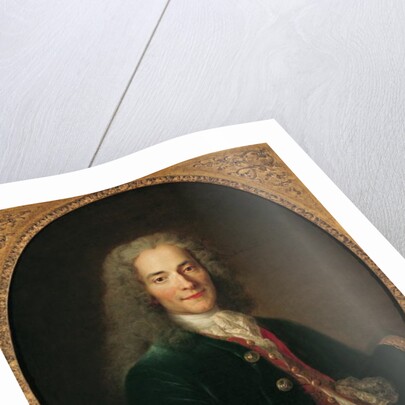 Portrait of Voltaire after 1718 by Nicholas de Largilliere
