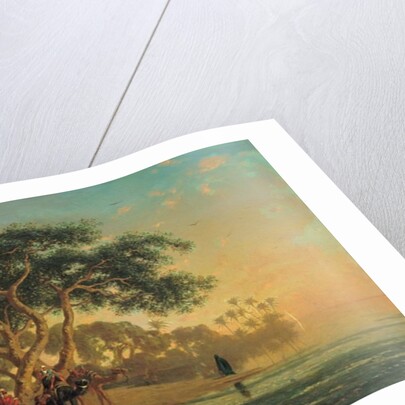 Arab Oasis, 1853 by Narcisse Berchere