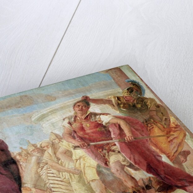 Minerva Preventing Achilles from Killing Agamemnon by Giovanni Battista (1696-1770) Tiepolo