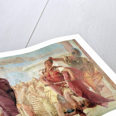 Minerva Preventing Achilles from Killing Agamemnon by Giovanni Battista (1696-1770) Tiepolo