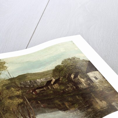 The Reflection of Ornans, c.1872 by Gustave Courbet