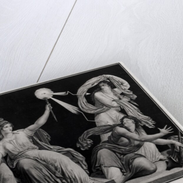 Liberty armed with the sceptre of reason striking down Ignorance and Fanaticism, 1793 by Simon Louis (after) Boizot