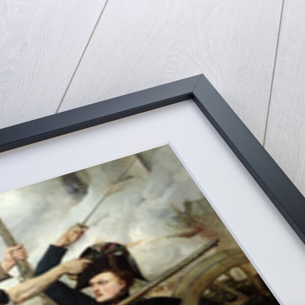 Scene of the 1830 Revolution by Philibert Rouviere