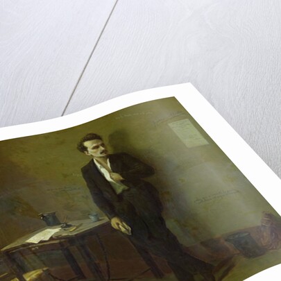 Henri Rochefort in Mazas Prison, 1871 by Armand-Desire Gautier