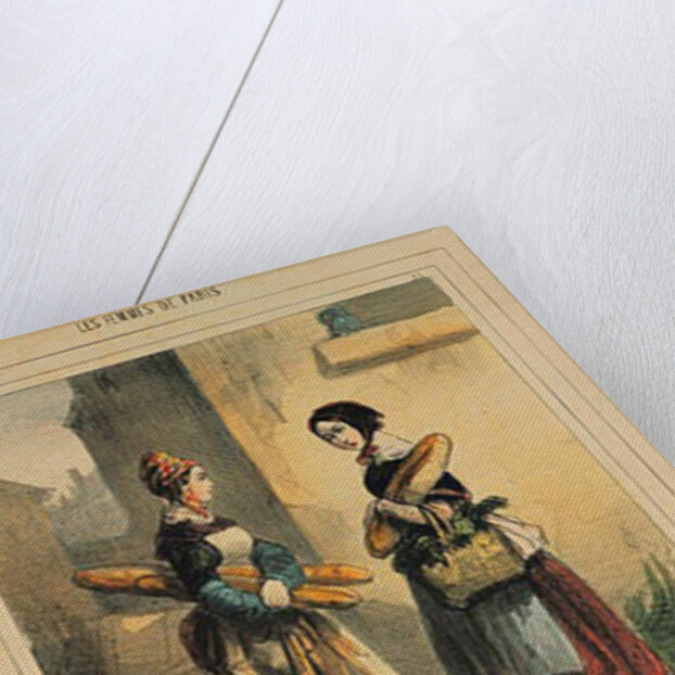 The Baker's Art, plate number 27 from the 'Les Femmes de Paris' series, 1841-42 by Alfred Andre Geniole