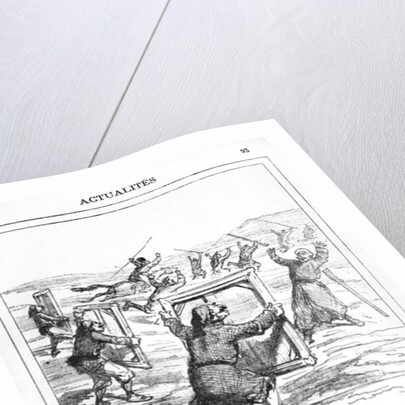 Ferocious! The Turks buying several works at the Impressionist Exhibition to be used in case of war by Cham