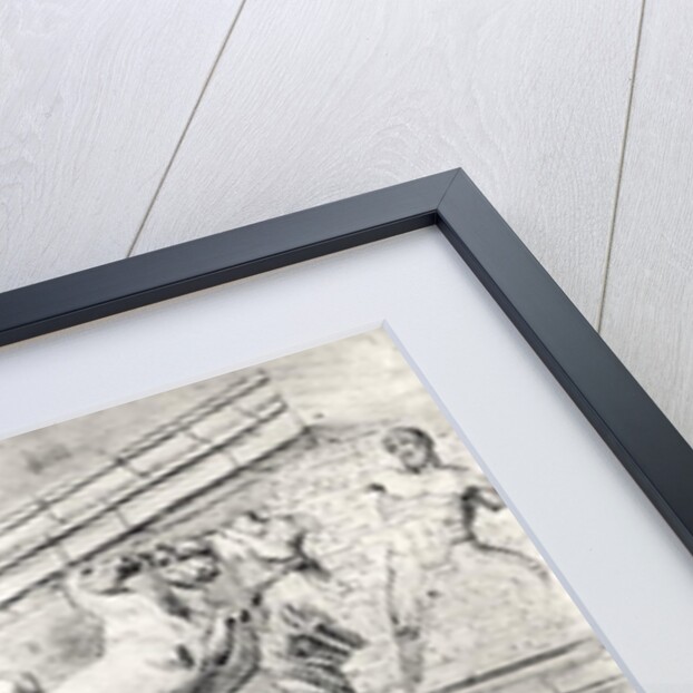 Study of a pediment from the Parthenon by Jacques Carrey