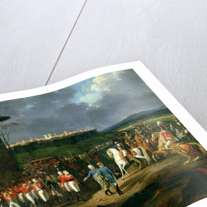 The English Prisoners at Astorga Being Presented to Napoleon Bonaparte in 1809, 1810 by Hippolyte Lecomte