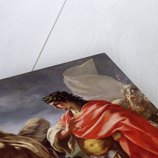 Achilles Contemplating the Body of Patroclus by Giovanni Antonio Pellegrini