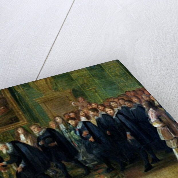 The Reception of the Ambassadors of the Thirteen Swiss Cantons by Louis XIV at the Louvre, 11th November 1663, 1664 by Adam Frans van der Meulen