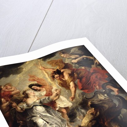 The Reconciliation of Marie de Medici and her son, 15th December 1621, 1621-25 by Peter Paul Rubens