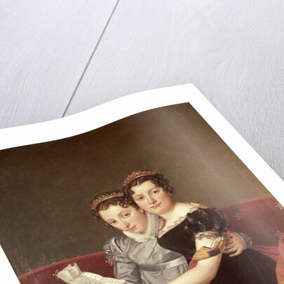 Zenaide and Charlotte Bonaparte, 1822 by Jacques Louis David