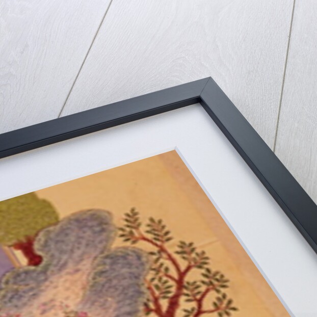 A Lion Attacking and Killing a Bull by Persian School