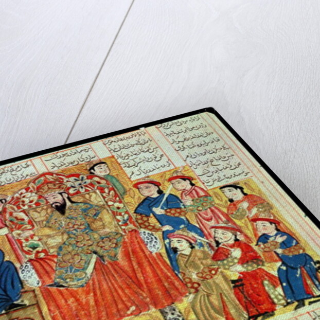 A Sultan and his Court by Persian School
