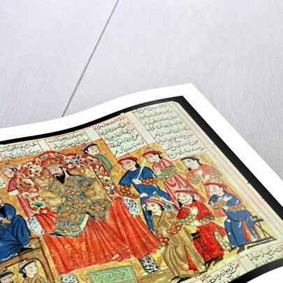 A Sultan and his Court by Persian School