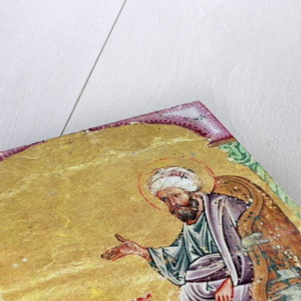 Ahmet III, 2127 fol.1b Portrait of the author from 'De Materia Medica' by Dioscorides by Mesopotamian