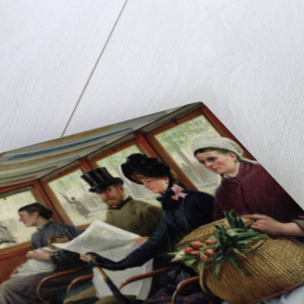 On the Omnibus, 1880 by Maurice Delondre