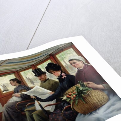 On the Omnibus, 1880 by Maurice Delondre