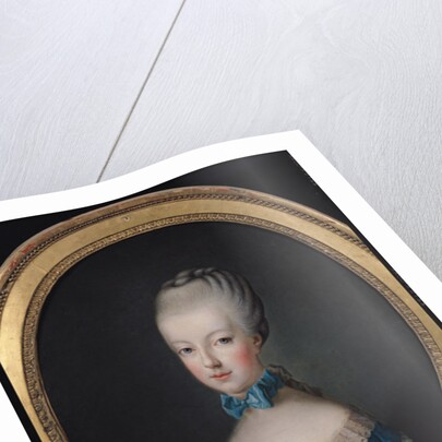 Portrait of Marie-Antoinette de Habsbourg-Lorraine after the painting by Joseph Ducreux 1770 by Jean Baptiste Charpentier