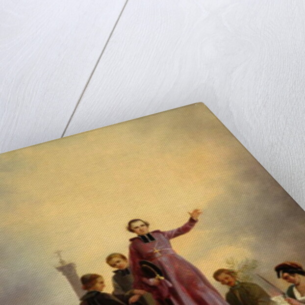 Archbishop Affre on the Barricades, 1848 by Joseph Felon