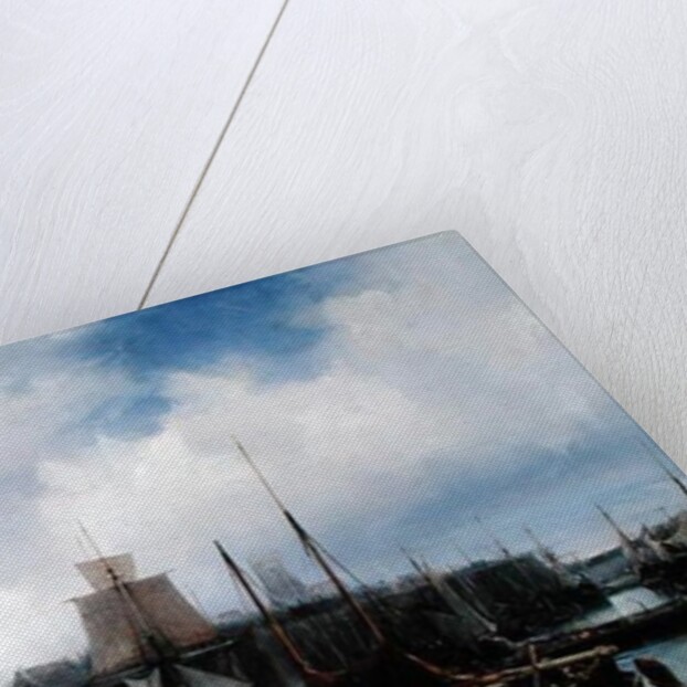 The Port of Dunkirk, 1831 by Louis Eugene Gabriel Isabey