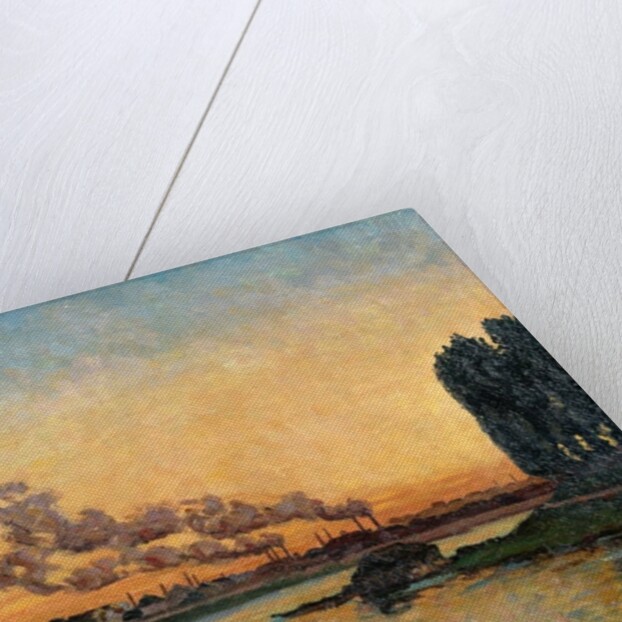 Setting Sun at Ivry, c.1872-73 by Jean Baptiste Armand Guillaumin