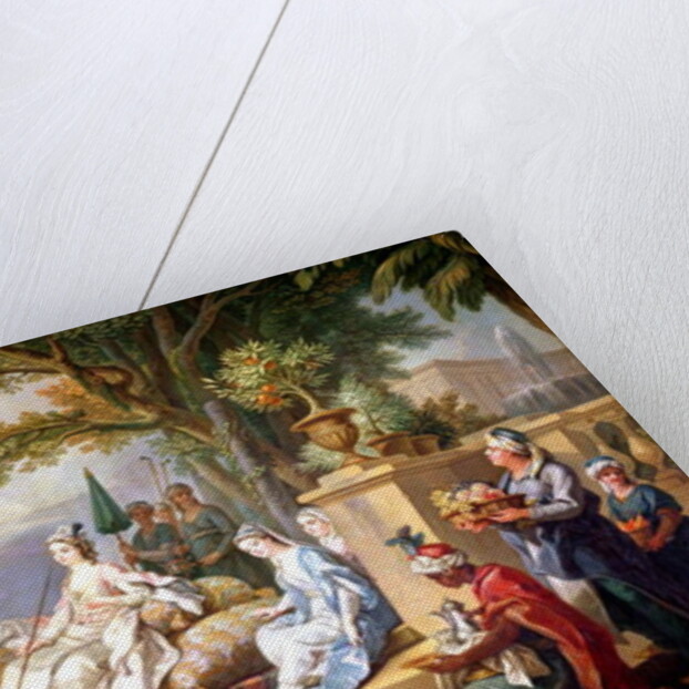 The Sultana Served by her Eunuchs by Charles-Amedee-Philippe van Loo