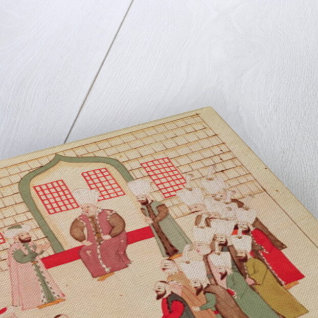 Ms 1671 A vizier watching an execution by Islamic School