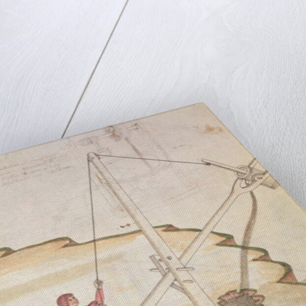 Diagram of a method of supplying water by Mariano di Jacopo