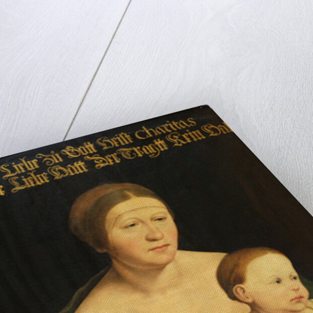 Charity or The Family of the Artist, c.1528 by Hans Holbein the Younger