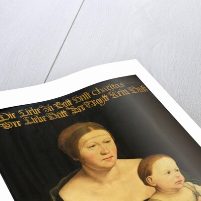 Charity or The Family of the Artist, c.1528 by Hans Holbein the Younger