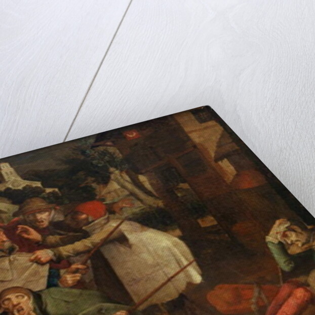 The Fight of the Blind Men, 1643 by Flemish School