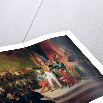 The Swearing-In of Louis-Philippe 9th August 1830 by Felix Auvray