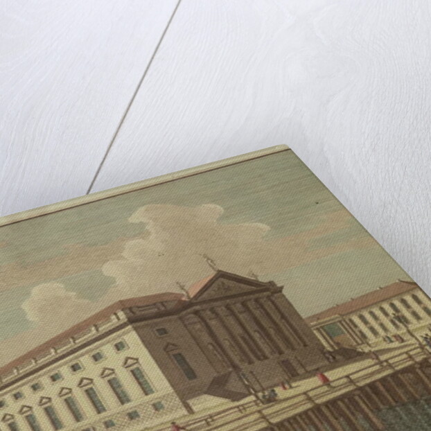 View of the Opera House in Berlin, 1773 by Johann Georg Rosenberg