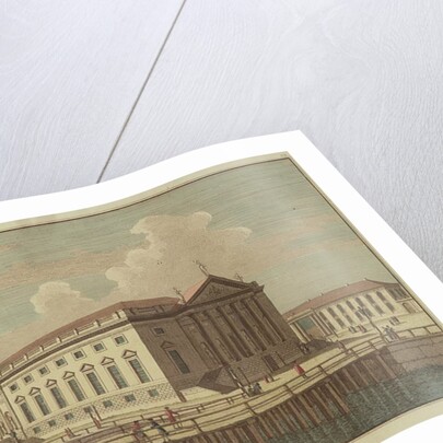 View of the Opera House in Berlin, 1773 by Johann Georg Rosenberg