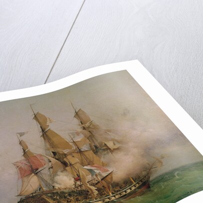 The Taking of the 'Kent' by Robert Surcouf in the Gulf of Bengal on October 7 1800, 1850 by Ambroise-Louis Garneray