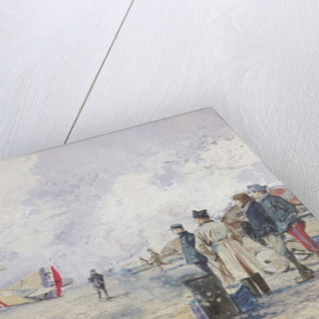 An Aeroplane Taking Off, 1913 by Francois Flameng