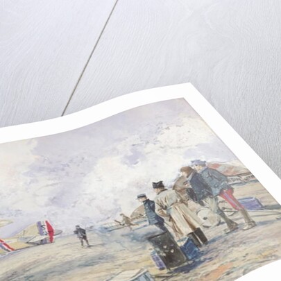 An Aeroplane Taking Off, 1913 by Francois Flameng