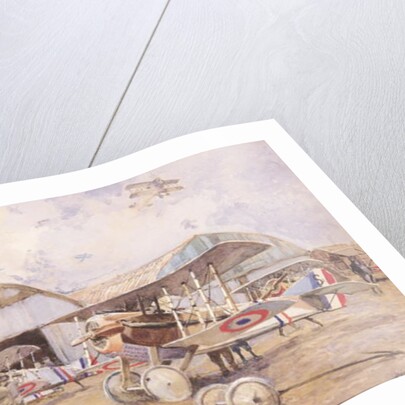 The Airfield, 1918 by Francois Flameng