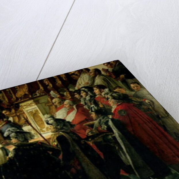 The Consecration of the Emperor Napoleon and the Coronation of the Empress Josephine by Pope Pius VII 2nd December 1804, 1807 by Jacques Louis David