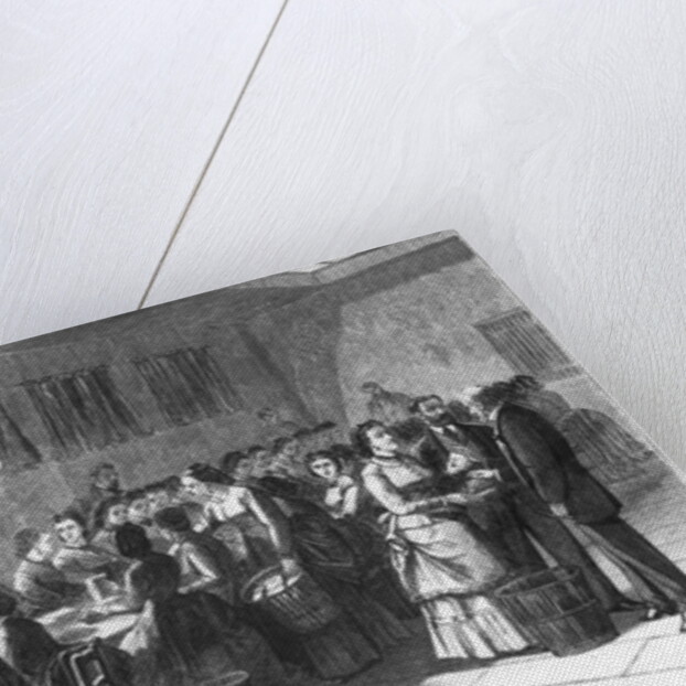 Sorting out the banknotes at the Paris Bank of France by Claverie