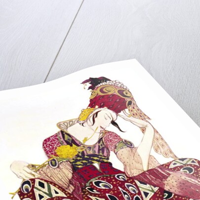 Costume design for Nijinsky in the ballet 'La Peri' by Paul Dukas, 1911 by Leon Bakst