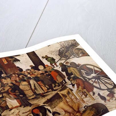 The Census at Bethlehem, 1566 by Pieter the Elder Bruegel