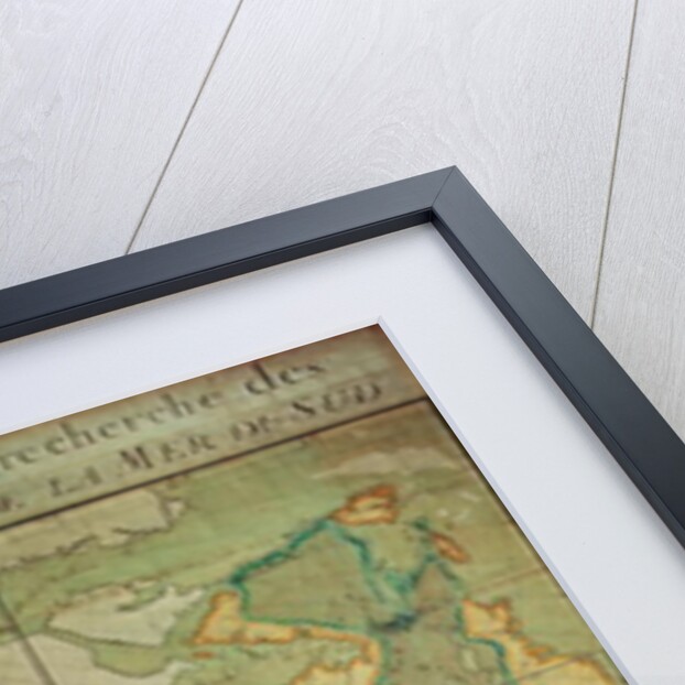 Map of New Discoveries in the North of the South Sea, East of Siberia and West of New France, 1731 by Guillaume Delisle