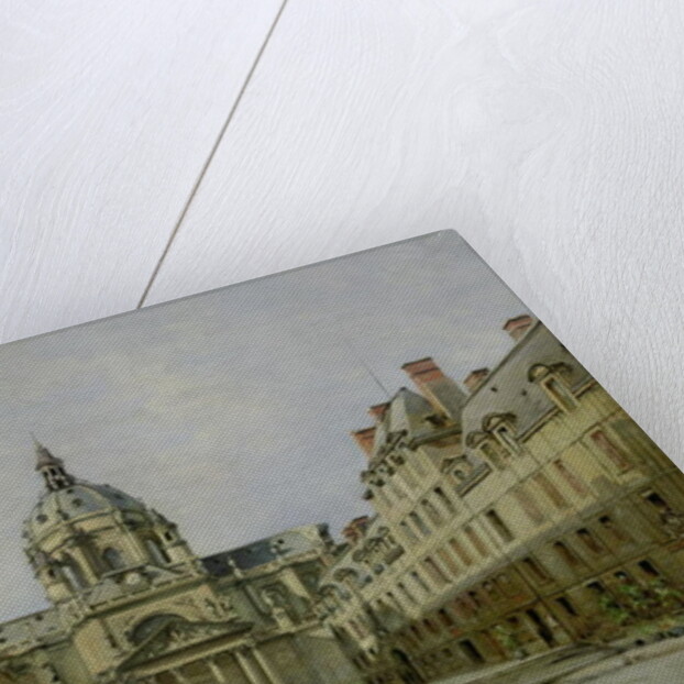 The Courtyard of the Old Sorbonne, 1886 by Emmanuel Lansyer