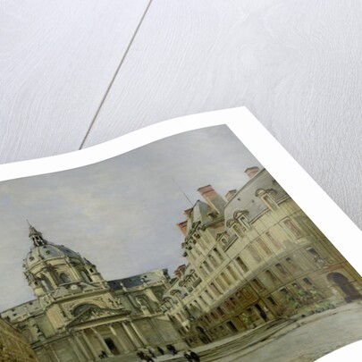 The Courtyard of the Old Sorbonne, 1886 by Emmanuel Lansyer