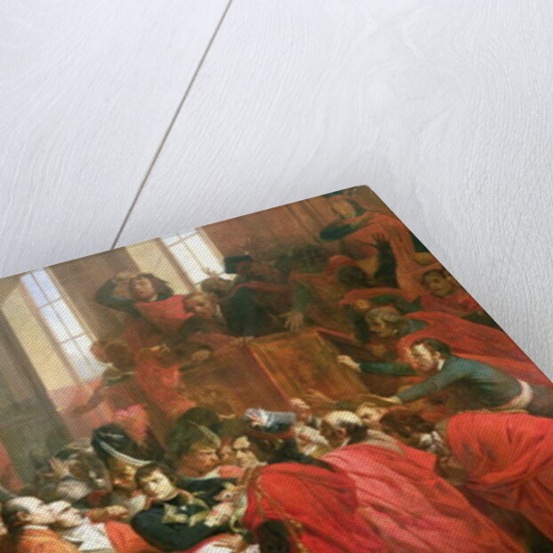 Bonaparte and the Council of Five Hundred at St. Cloud, 10th November 1799, 1840 by Francois Bouchot