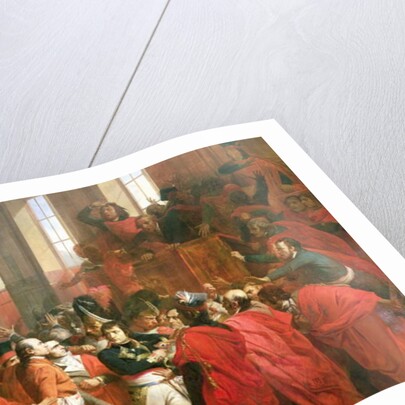 Bonaparte and the Council of Five Hundred at St. Cloud, 10th November 1799, 1840 by Francois Bouchot