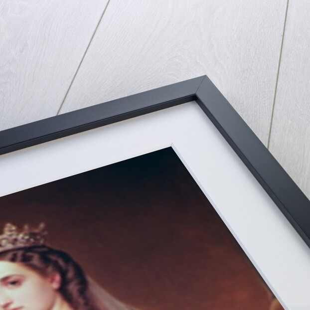 Portrait of Charlotte of Saxe-Cobourg-Gotha Princess of Belgium and Empress of Mexico by Albert Graefle