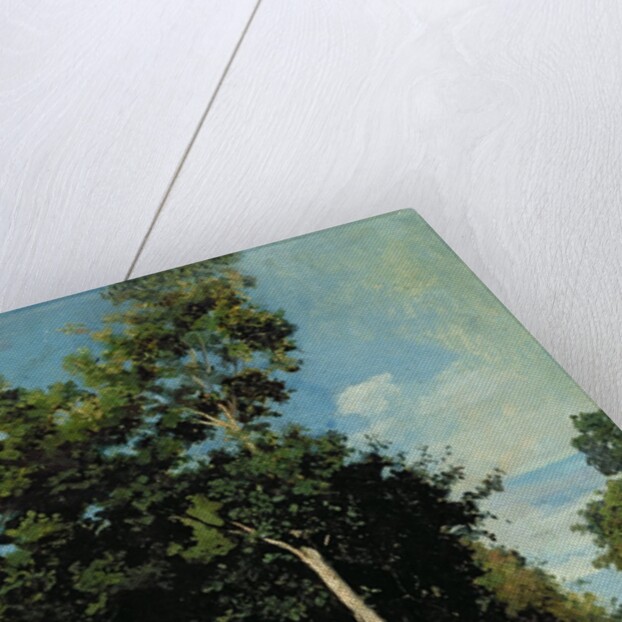 The Wood on the Cote de Grace in Honfleur by Jean Baptiste Camille Corot